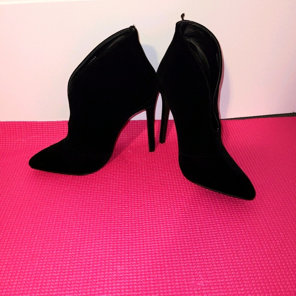 Black ankle boots
